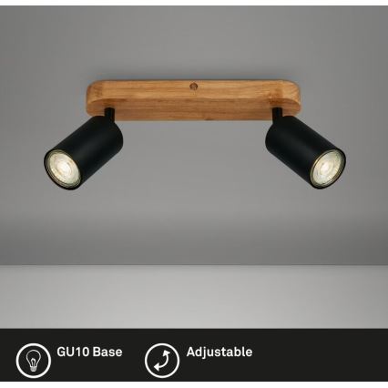 Briloner 2922-025 - Точечный светильник SPOT 2xGU10/9W/230V