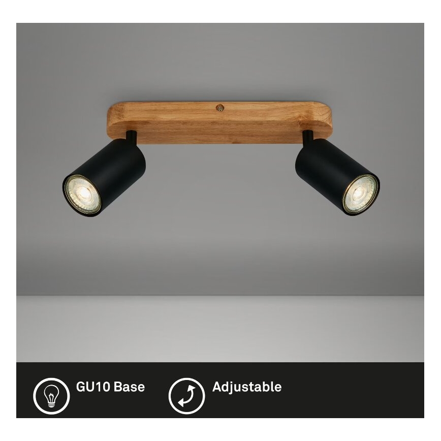 Briloner 2922-025 - Точечный светильник SPOT 2xGU10/9W/230V