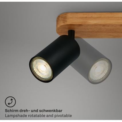 Briloner 2922-025 - Точечный светильник SPOT 2xGU10/9W/230V