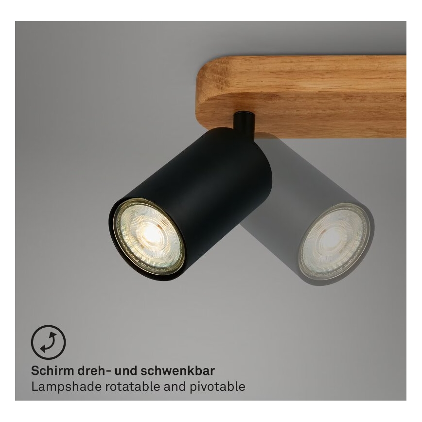 Briloner 2922-025 - Точечный светильник SPOT 2xGU10/9W/230V