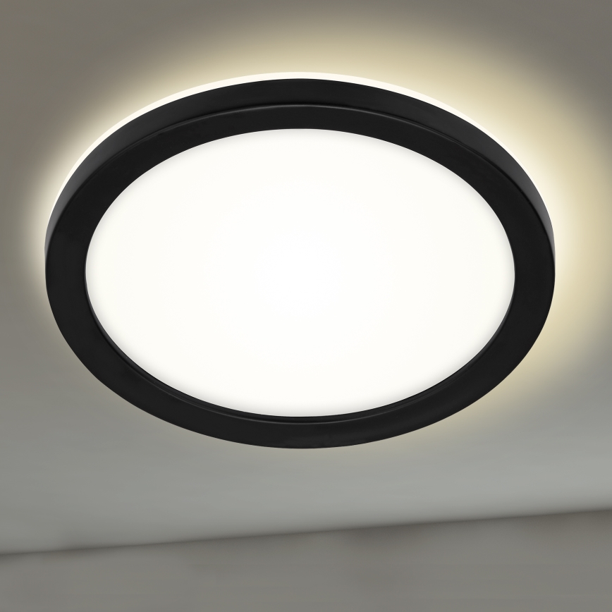 Briloner 3008-015 - Світлодіодний стельовий світильник LED/8W/230V діаметр 21 cm чорний IP44
