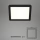 Briloner 3010-015 - Светодиодный потолочный светильник LED/8W/230V 19x19 cm черная IP44