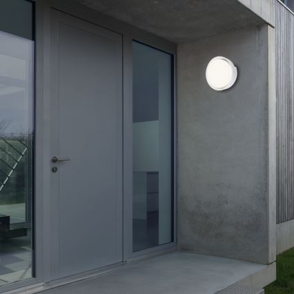 Briloner 3019-016 - Уличный светодиодный настенный светильник GENUA LED/18W/230V IP44 белый