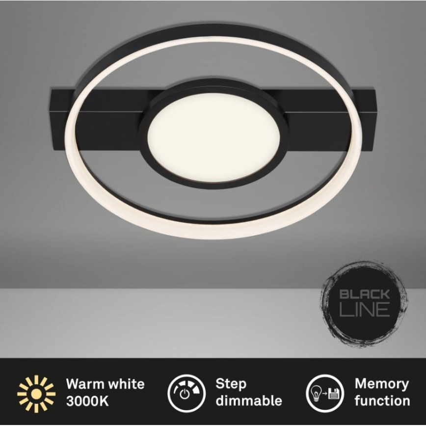 Briloner 3026-015 - Светодиодный потолочный светильник с регулированием яркости FRAME LED/33W/230V