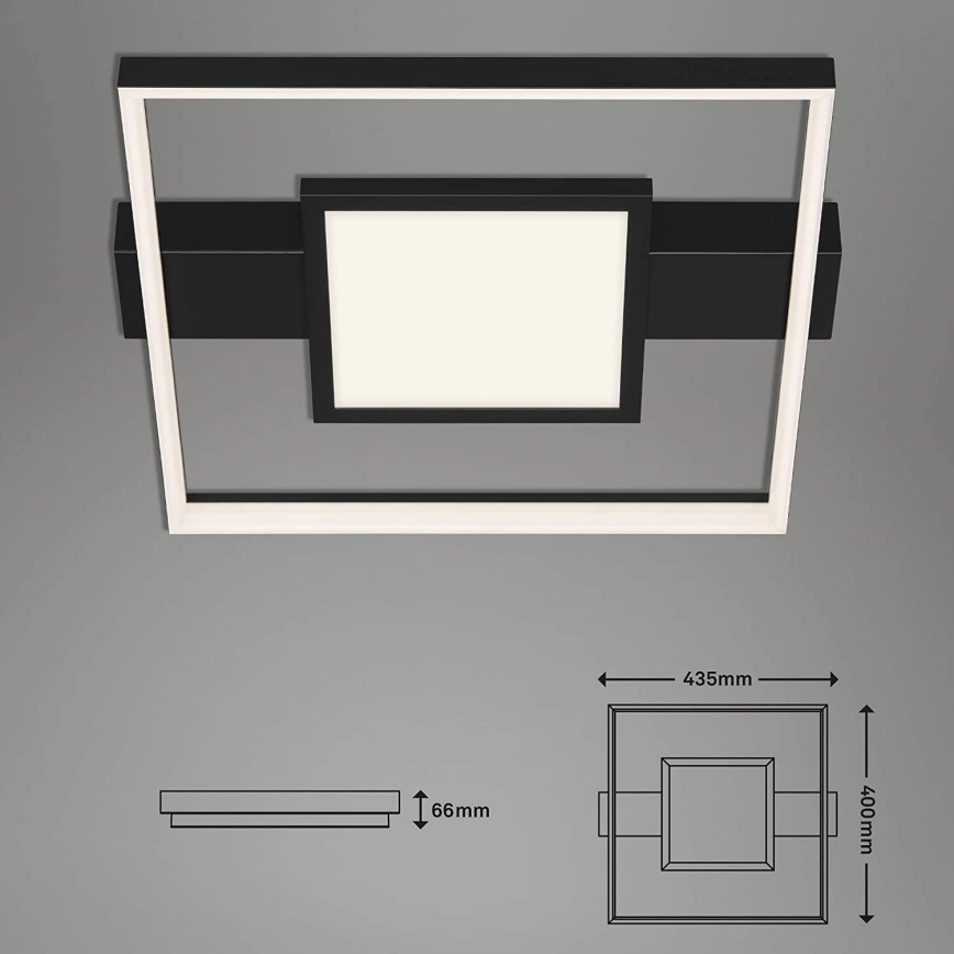 Briloner 3028-015 - Светодиодный потолочный светильник с регулированием яркости FRAME LED/38W/230V
