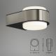 Briloner 3035-012- Уличный светодиодный настенный светильник HANAU LED/6,5W/230V IP44 хром