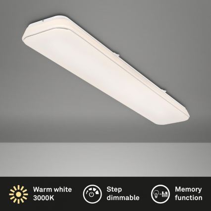Briloner 3042-016 - Светодиодный потолочный светильник с регулированием яркости RUPA LED/48W/230V