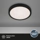 Briloner 3048-015 - Светодиодный потолочный светильник RUNA LED/18W/230V черный