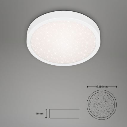 Briloner 3048-016 - Стельовий LED світильник RUNA LED/18W/230V білий