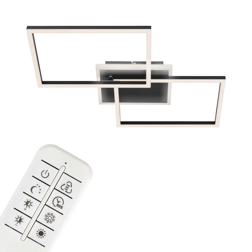 Briloner 3049-015 - Светодиодный потолочный светильник с регулированием яркости FRAME LED/40W/230V + дистанционное управление