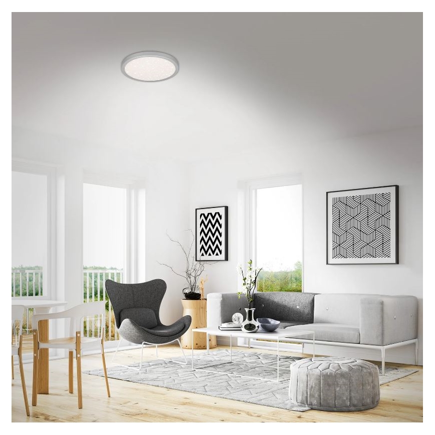 Briloner 3071-014 - Стельовий LED світильник RUNA LED/24W/230V срібний