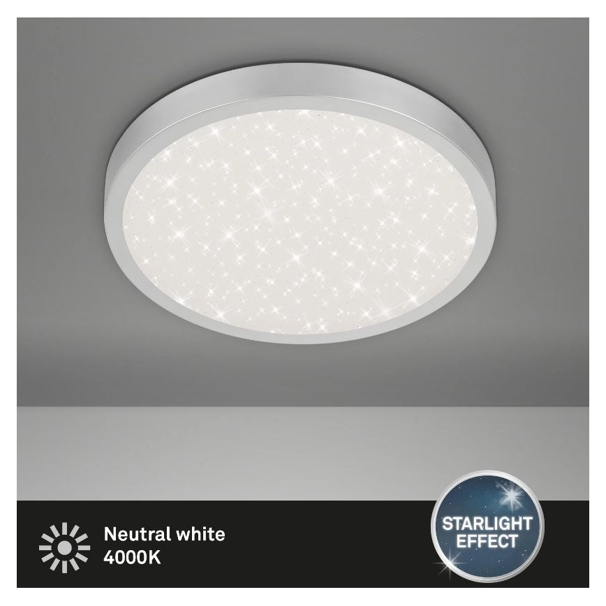 Briloner 3071-014 - Стельовий LED світильник RUNA LED/24W/230V срібний
