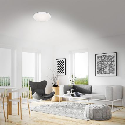 Briloner 3071-016 - Стельовий LED світильник RUNA LED/24W/230V 4000K діаметр 38 см білий