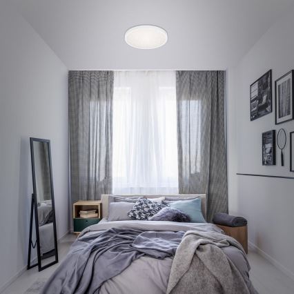 Briloner 3071-016 - Стельовий LED світильник RUNA LED/24W/230V 4000K діаметр 38 см білий