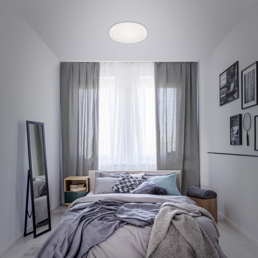 Briloner 3071-016 - Стельовий LED світильник RUNA LED/24W/230V 4000K діаметр 38 см білий
