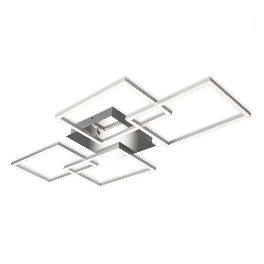 Briloner 3091-018 - Светодиодный потолочный светильник с регулированием яркости FRAME LED/30W/230V блестящий хром