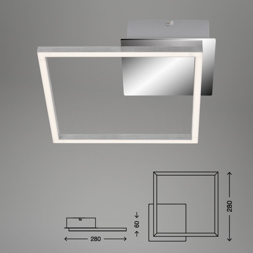 Briloner 3105-018 - Стельовий LED світильник з регулюванням яскравості FRAMES LED/9,7W/230V