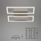 Briloner 3107-012 - Светодиодный потолочный светильник с регулированием яркости FRAME 2xLED/7,25W/230V