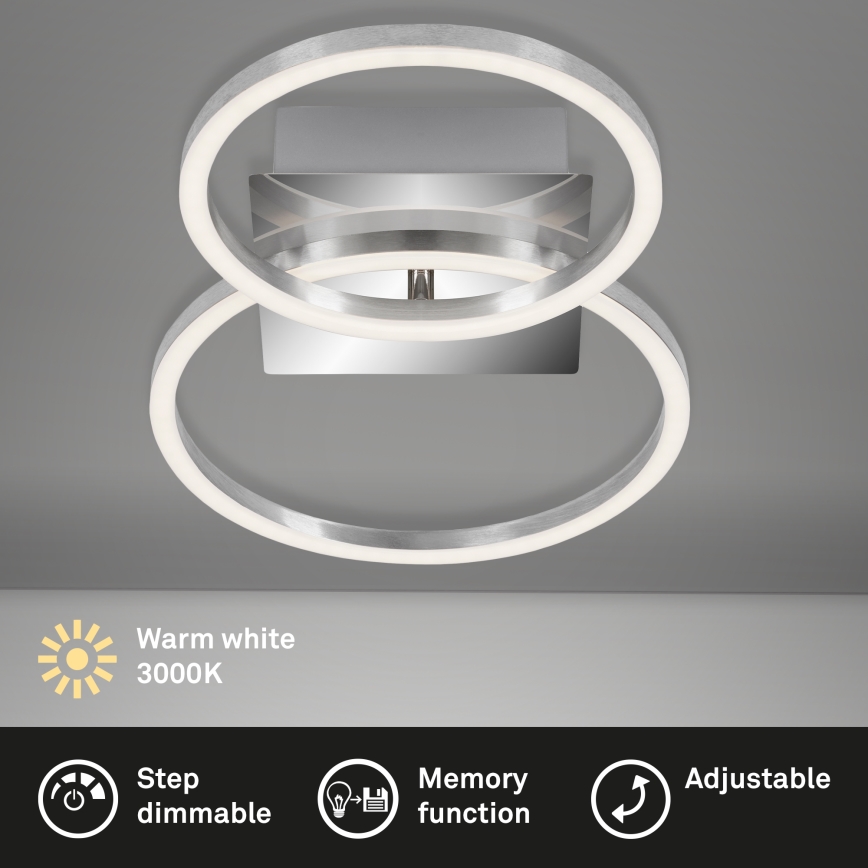 Briloner 3110-018 - Стельовий LED світильник з регулюванням яскравості FRAMES LED/16W/230V