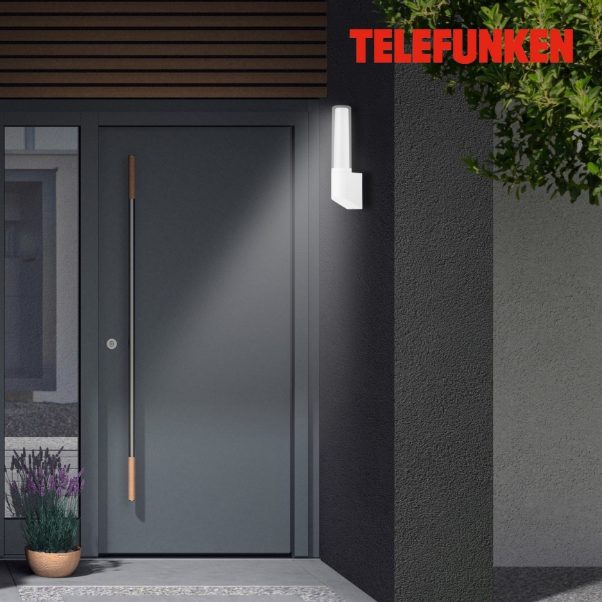 Briloner 311306TF - Уличный светодиодный настенный светильник LED/8W/230V 4000K IP44 белый