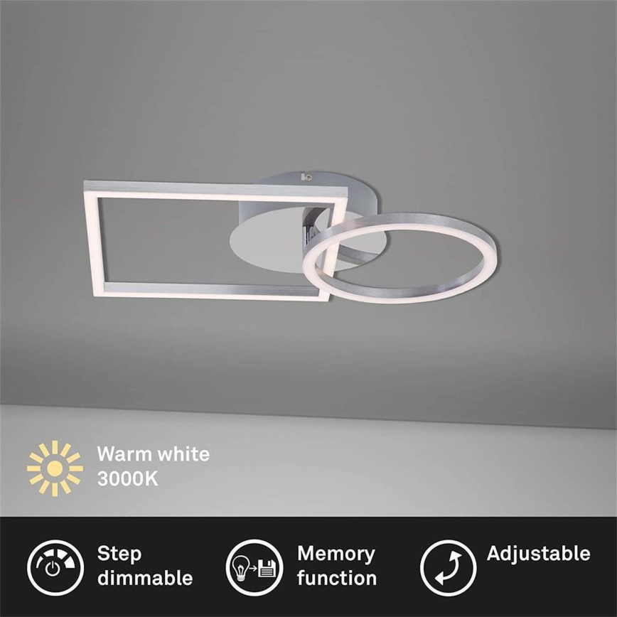 Briloner 3114-018 - Светодиодный потолочный светильник с регулированием яркости FRAME LED/19,6W/230V 3000K