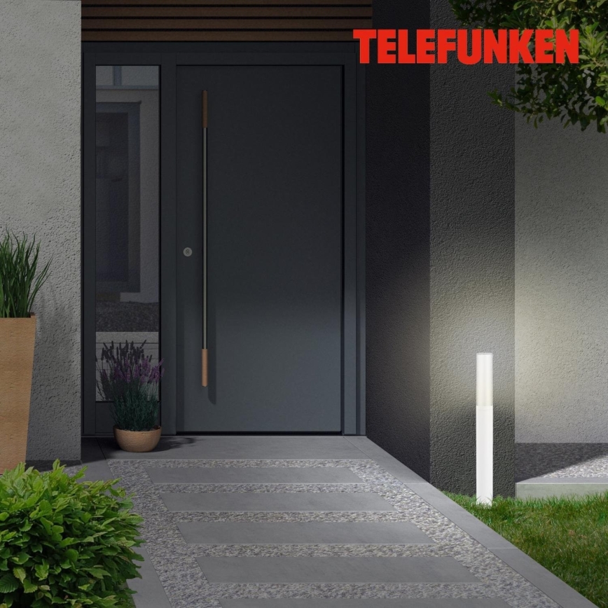 Briloner 311406TF - Вулична світлодіодна лампа LED/8W/230V IP44 4000K 57 см білий