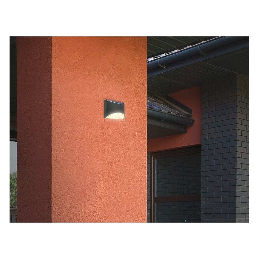 Briloner 3133015 - Світлодіодний настінний світильник на сонячній батареї LED/2W/3,7V IP44 3000K