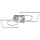 Briloner 3135-018 - Светодиодный потолочный светильник с регулированием яркости FRAME LED/43,8W/230V 3000K