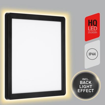 Briloner 313505TF - Вуличний світлодіодний настінний світильник LED/15W/230V IP44 4000K чорний