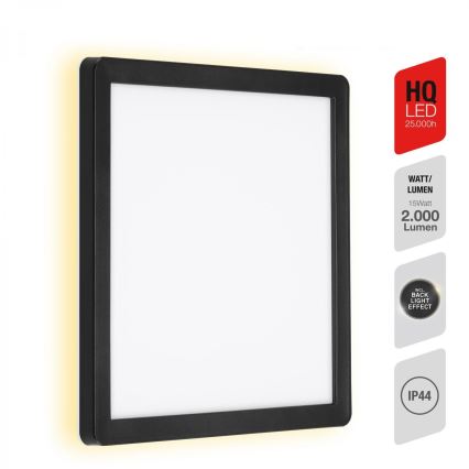 Briloner 313505TF - Вуличний світлодіодний настінний світильник LED/15W/230V IP44 4000K чорний