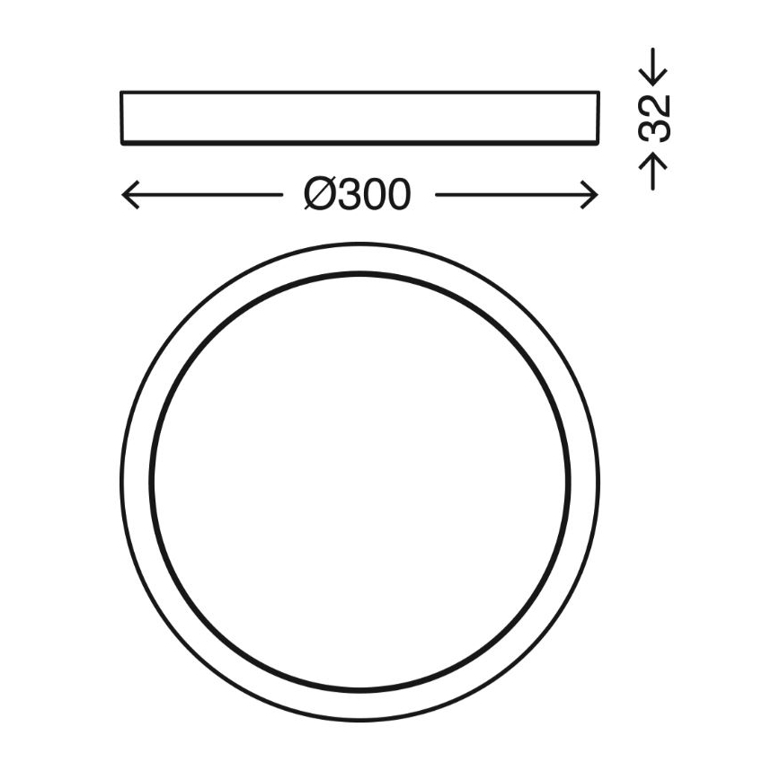 Briloner 3144-018 - Стельовий LED світильник для ванної з регулюванням яскравості COOL&COSY LED/21W/230V 2700/4000K IP44