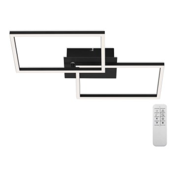 Briloner 3149-018 - Пристельова LED люстра з регулюванням яскравості FRAME 2xLED/15W/230V + дистанційне керування