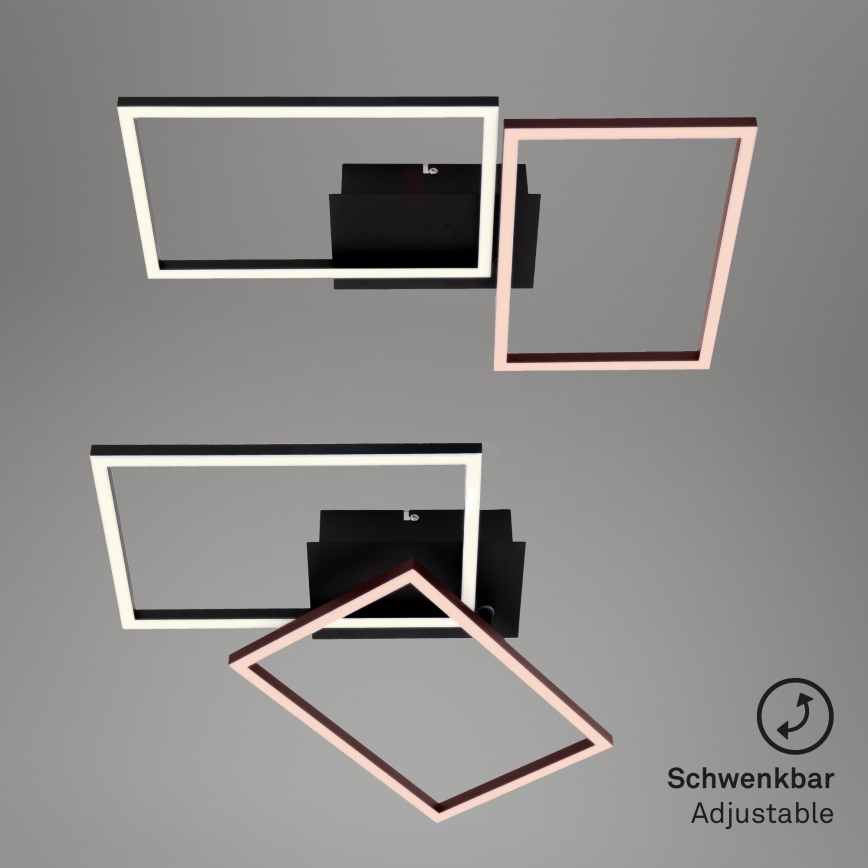 Briloner 3149-018 - Светодиодная диммируемая поверхностно-монтируемая люстра FRAME 2xLED/15W/230V + пульт ДУ