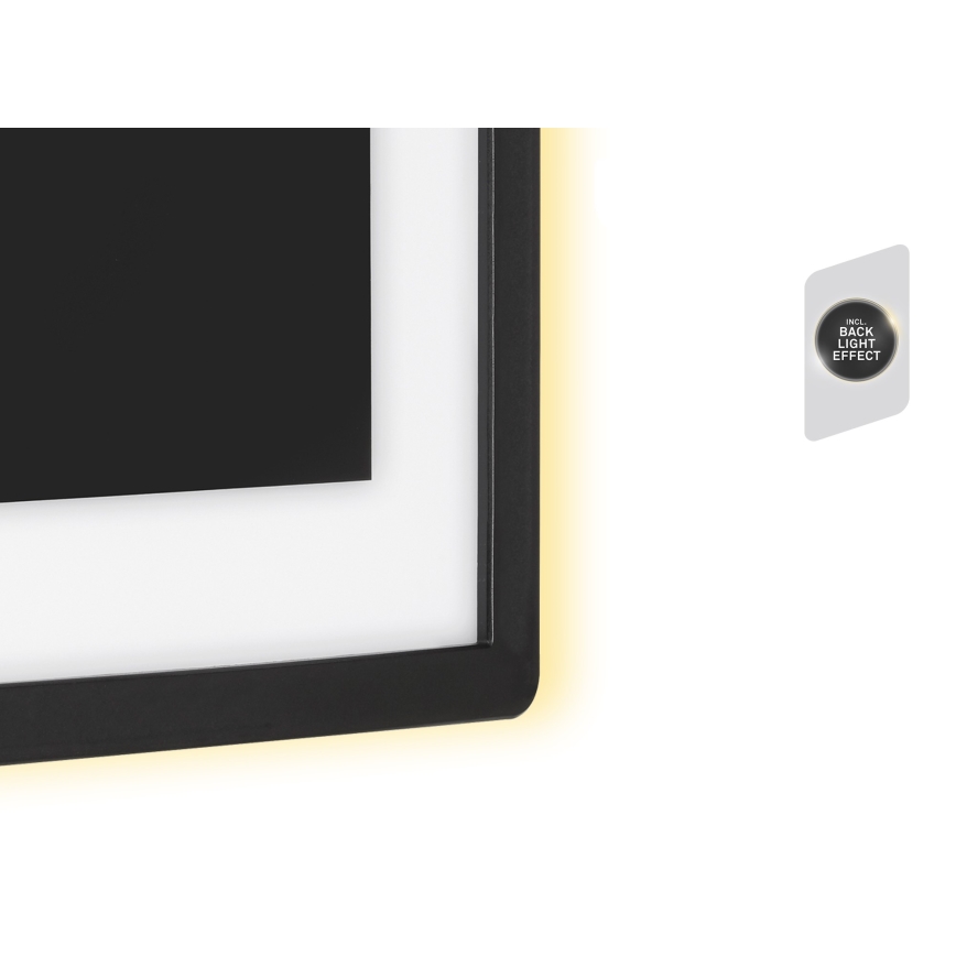 Briloner 315905TF - Вуличний світлодіодний настінний світильник LED/15W/230V IP44 4000K чорний