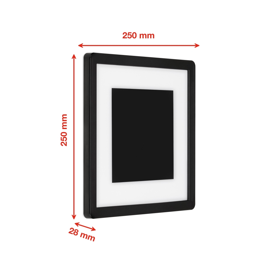 Briloner 315905TF - Вуличний світлодіодний настінний світильник LED/15W/230V IP44 4000K чорний