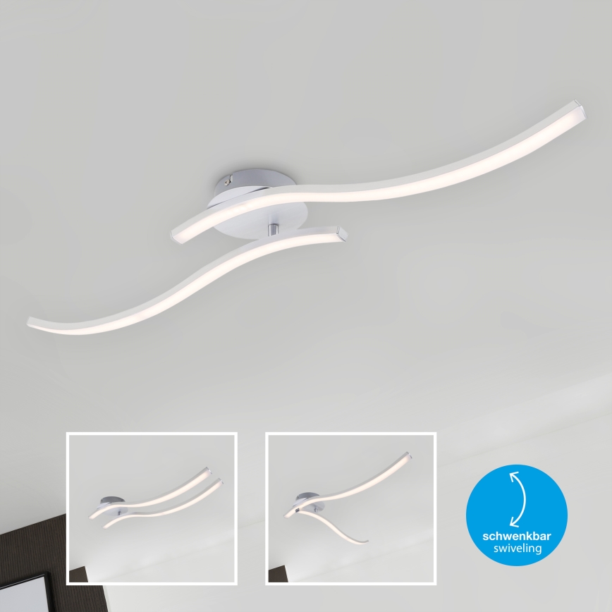 Briloner 3165-029 - Пристельова LED люстра GO 2xLED/9W/230V