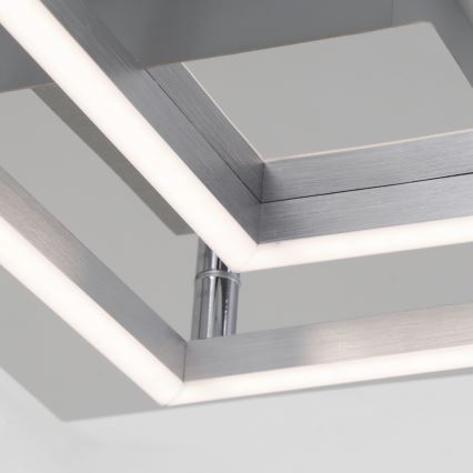Briloner 3182-018 - Светодиодный потолочный светильник с регулированием яркости FRAME 2xLED/15,5W/230V