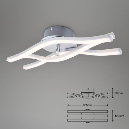Briloner 3186-039 - Светодиодная припотолочная люстра GO 3xLED/6W/230V