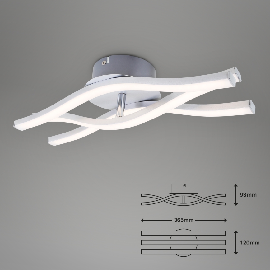 Briloner 3186-039 - Светодиодная припотолочная люстра GO 3xLED/6W/230V