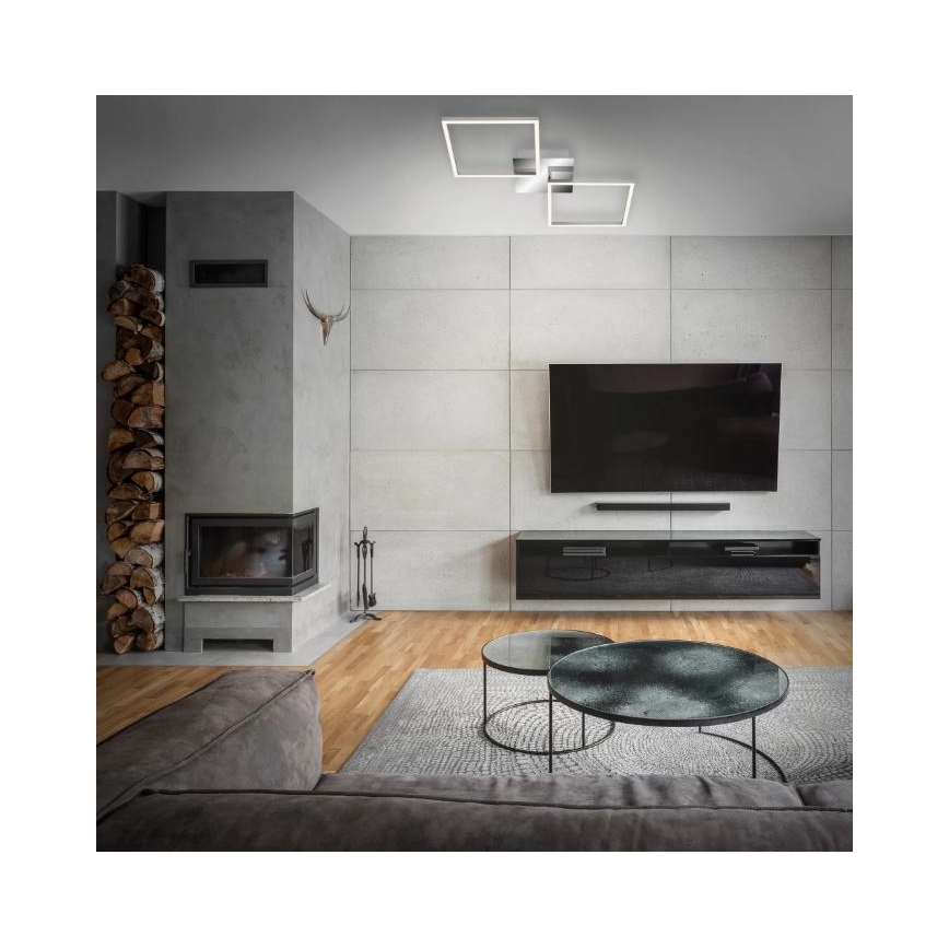 Briloner 3192-018 - Светодиодный потолочный светильник FRAMES 2xLED/16W/230V