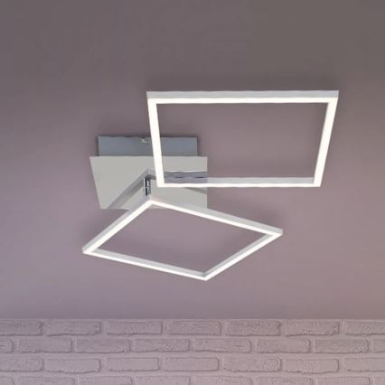 Briloner 3192-018 - Світлодіодний стельовий світильник FRAMES 2xLED/16W/230V