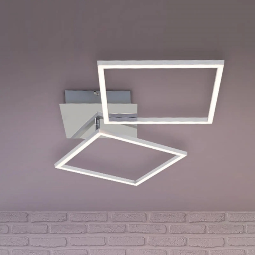 Briloner 3192-018 - Світлодіодний стельовий світильник FRAMES 2xLED/16W/230V