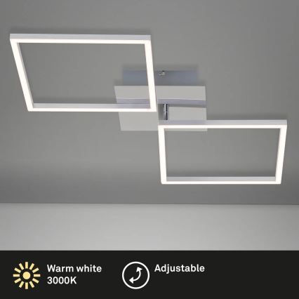 Briloner 3192-018 - Світлодіодний стельовий світильник FRAMES 2xLED/16W/230V