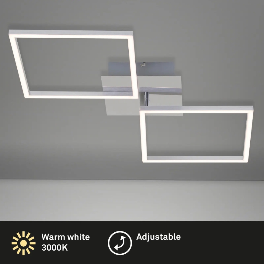 Briloner 3192-018 - Світлодіодний стельовий світильник FRAMES 2xLED/16W/230V