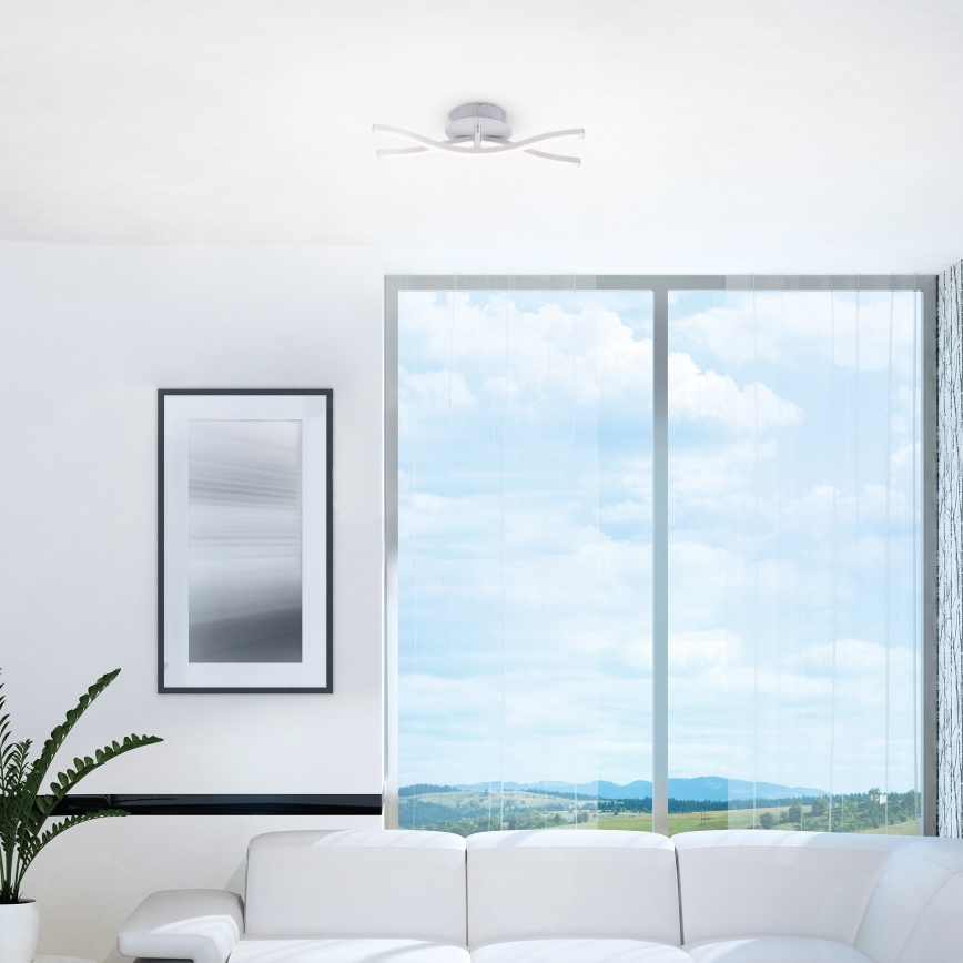 Briloner 3194-029 - Пристельова LED люстра GO 2xLED/6W/230V