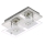 Briloner 3195-028 - Светодиодный потолочный светильник TULA 2xGU10/3W/230V