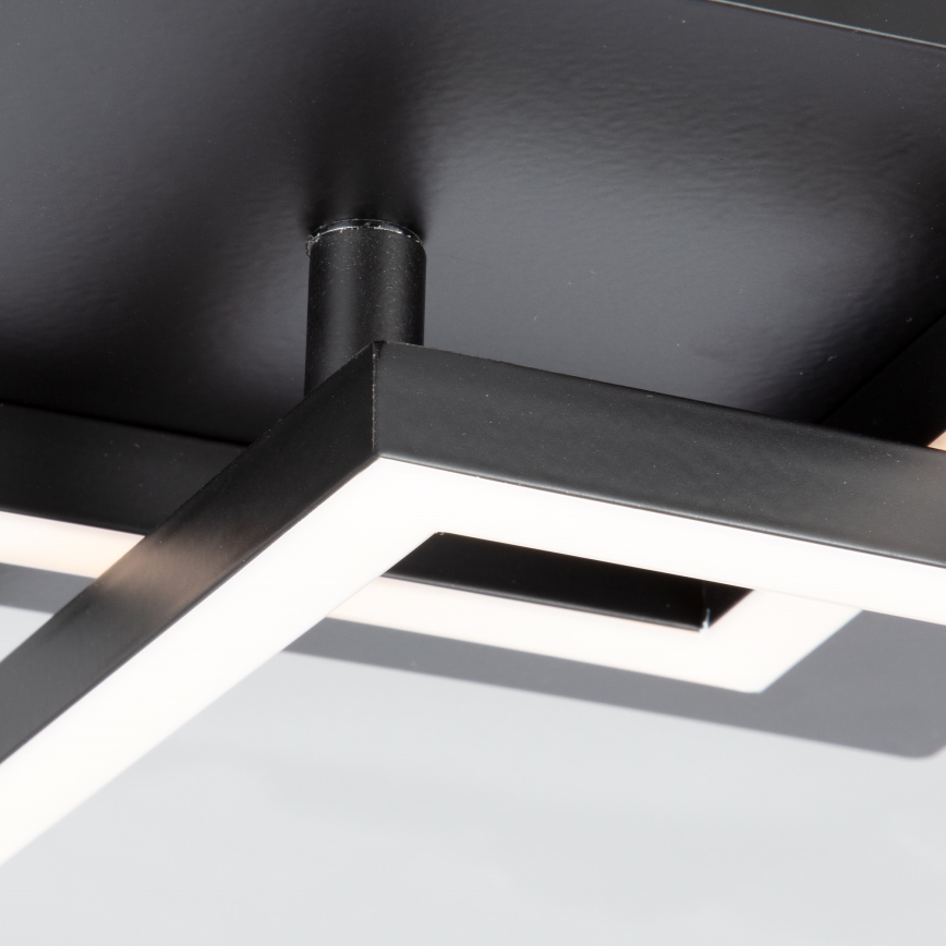Briloner 3210-015 - Светодиодный потолочный светильник с регулированием яркости FRAME 2xLED/11W/230V черный