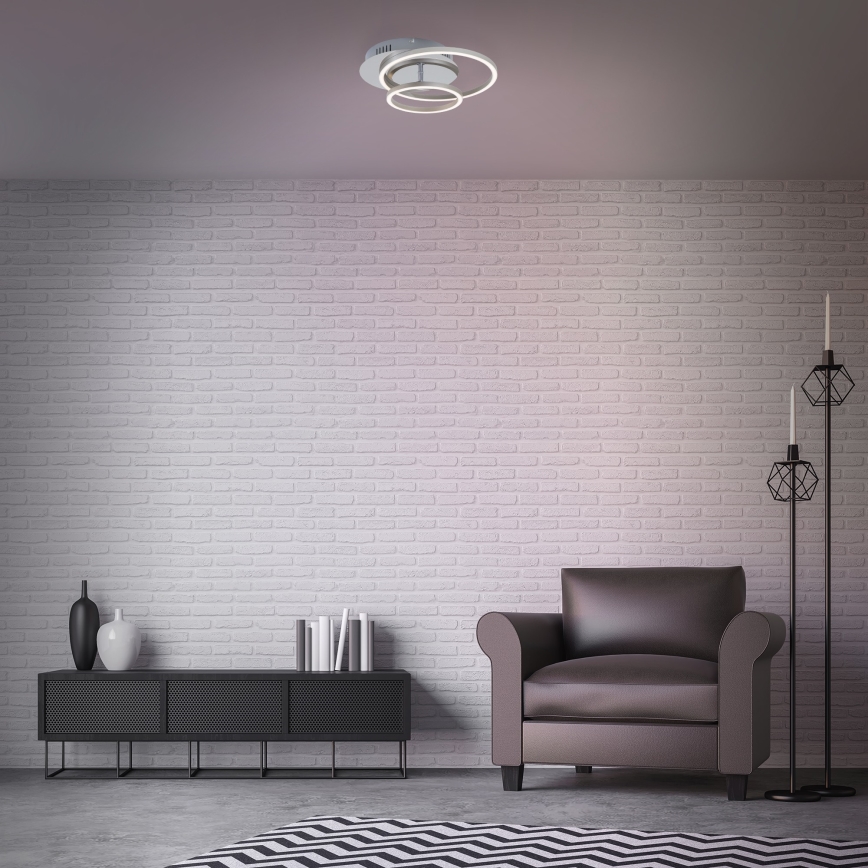 Briloner 3222-018 - Стельовий LED світильник з регулюванням яскравості FRAMES LED/30W/230V