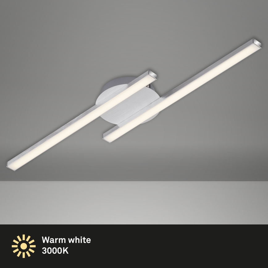 Briloner 3257-029 - Пристельова LED люстра GO 2xLED/6W/230V