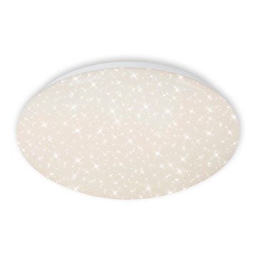 Briloner 3373-016 - LED диммируемый потолочный светильник STARRY LED, 15 Вт, 230 В, 3000–6500 К, Ø 28 см, белый + пульт дистанционного управления